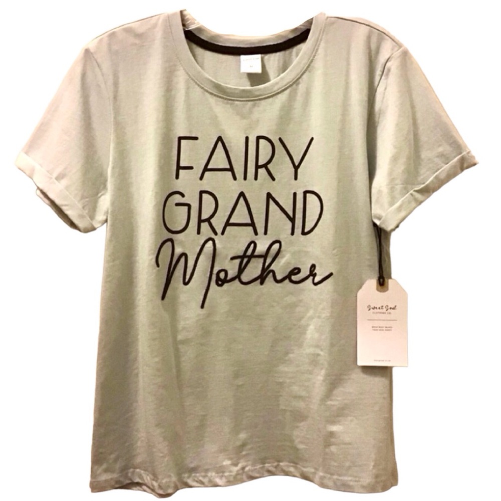 Sweet Soul “Fairy Grand Mother”Embroidered Graphic Tee (NWT) (Size: Medium) - Picture 4 of 6